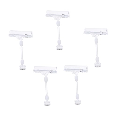 Uonlytech 5 Stück Magnetischer Preisschildhalter Clip Set Transparent für Supermärkte Geschäfte Hochzeiten und Veranstaltungen für Werbeaktionen und Produktanzeigen Uonlytech 5 Stück Magnetischer Preisschildhalter Clip Set Transparent für Supermärkte Geschäfte Hochzeiten und Veranstaltungen für Werbeaktionen und Produktanzeigen von Uonlytech