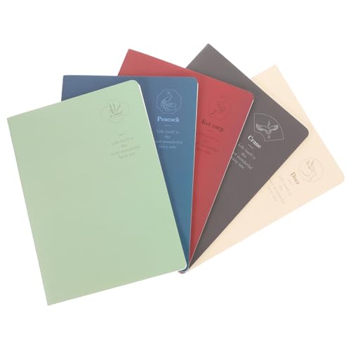 Uonlytech 5 Stück Notizbuch Liniertes Notizheft für Schule und Büro Tagebuch für Schüler Diy Planer und Notizen Flexibles Design Hochwertige Materialien Vintage Stil Uonlytech 5 Stück Notizbuch Liniertes Notizheft für Schule und Büro Tagebuch für Schüler Diy Planer und Notizen Flexibles Design Hochwertige Materialien Vintage Stil von Uonlytech