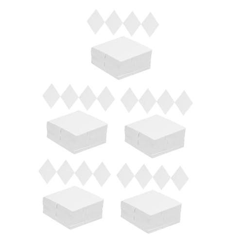 Uonlytech 5 Stück Patchwork-Papiervorlage Quilten Quilt-Schneidevorlagen Quilt-Vorlagen Nähvorlagen Schnittmusterpapier für Hexagon-Papieransetzer Papierschablonen nähen Weiß von Uonlytech
