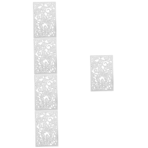 Uonlytech 5 Stück Präge messer form Scrapbooking-Stanzformen Prägeordner Schablone Herstellung Prägestempel Stanzteile aus Metall Blumenstanzungen Kohlenstoffstahl Silver Uonlytech 5 Stück Präge messer form Scrapbooking-Stanzformen Prägeordner Schablone Herstellung Prägestempel Stanzteile aus Metall Blumenstanzungen Kohlenstoffstahl Silver von Uonlytech
