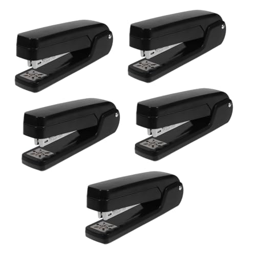Uonlytech 5 Stück Rotationshefter Hefter heftig Hefter schwere Ausführung kompakter Hefter rotieren Hefter fürs Büro Büro-Handhefter Hefter für Bürobedarf Schreibtischklammer Plastik Schwarz Uonlytech 5 Stück Rotationshefter Hefter heftig Hefter schwere Ausführung kompakter Hefter rotieren Hefter fürs Büro Büro-Handhefter Hefter für Bürobedarf Schreibtischklammer Plastik Schwarz von Uonlytech
