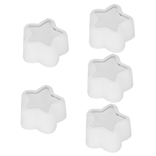 Uonlytech 5 Stück Silikonform für Blumenpflanzer DIY Gießform mit Untersetzer Wiederverwendbare Form für Blumenarrangements und Dekorationen für Bastelprojekte und von Uonlytech