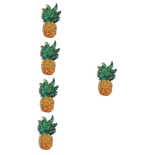 Uonlytech 5 Stück Stickpine Patch Applikationen Nähen Party Gestickte Aufnäher Flicken Für Kleidung Flecken Hallo Girly Bestickt Patches Für Hüte Pailletten Patches Hut-patch Polyester von Uonlytech