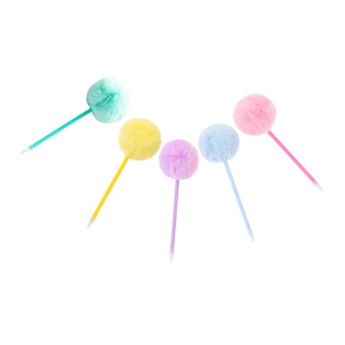 Uonlytech 5 Stück Süße Haar Kugelschreiber Neuartige Schreibstifte Kinderstifte Für Mädchen Bunte Büromaterialien Coole Stifte Für Mädchen Lustige Stifte Flauschige Kugelschreiber Uonlytech 5 Stück Süße Haar Kugelschreiber Neuartige Schreibstifte Kinderstifte Für Mädchen Bunte Büromaterialien Coole Stifte Für Mädchen Lustige Stifte Flauschige Kugelschreiber von Uonlytech