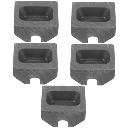 Uonlytech 5 Stück T-förmige Graphitform Ingotform Schmelzform Barren Formenguss Barfenformen Schmelztiegel Münzform aus Graphit Goldtiegel-Schmelzset Gusswerkzeug für Graphitkokillen Schwarz Uonlytech 5 Stück T-förmige Graphitform Ingotform Schmelzform Barren Formenguss Barfenformen Schmelztiegel Münzform aus Graphit Goldtiegel-Schmelzset Gusswerkzeug für Graphitkokillen Schwarz von Uonlytech
