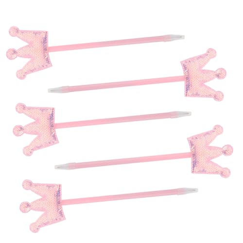 Uonlytech 5 Stück Teiliges Glitzer Kugelschreiber mit Kronen-design Funkelnde Gel-tinte Kreative Cartoon-motive Kinderfreundlich für Schule Büro und Partydeko Uonlytech 5 Stück Teiliges Glitzer Kugelschreiber mit Kronen-design Funkelnde Gel-tinte Kreative Cartoon-motive Kinderfreundlich für Schule Büro und Partydeko von Uonlytech