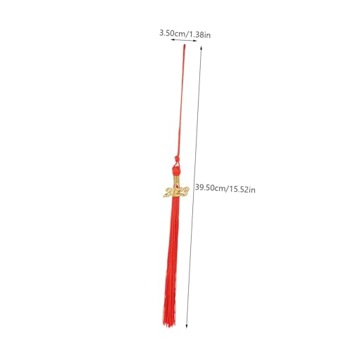 Uonlytech 5 Stück Teiliges Handgefertigter Doktorhut Quasten mit Jahr Anhänger Langlebiges Polyester und Legierung Dekorative Abschlusskappen Anhänger für Abschlussfeier und Souvenir Uonlytech 5 Stück Teiliges Handgefertigter Doktorhut Quasten mit Jahr Anhänger Langlebiges Polyester und Legierung Dekorative Abschlusskappen Anhänger für Abschlussfeier und Souvenir von Uonlytech