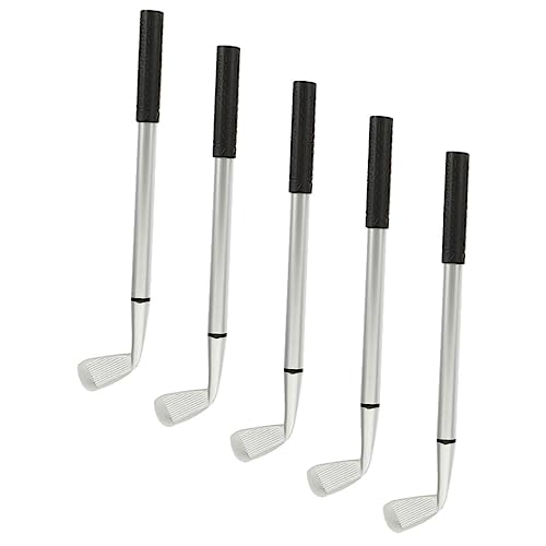 Uonlytech 5 Stück Teiliges Kugelschreiber Dekorative Stifte für Golfer Tischspiel Accessoires Hochwertige Schreibgeräte für Büro und von Uonlytech