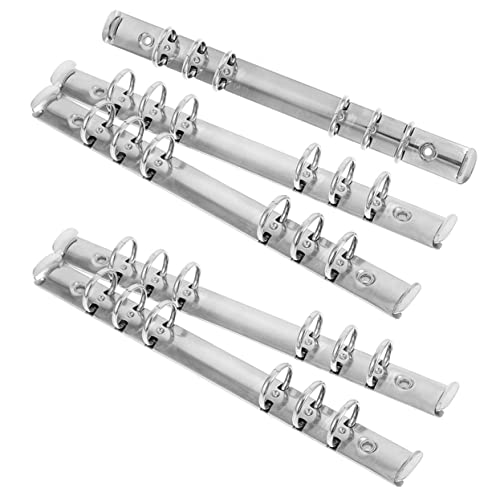 Uonlytech 5 Stück Teiliges Metall Ringbuchmechanismus Ersatzkit für Notizbücher Geeignet für Lose für Planner und Schulbedarf von Uonlytech