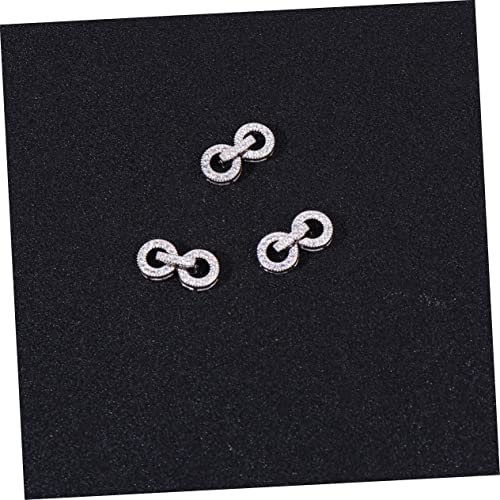 Uonlytech 5 Stück Teiliges Sterling Silber Schmuckverschluss für Halsketten und Armbänder DIY Schmuckherstellung Langlebiger Clasp Connector Geeignet für Damen Schmuck Silber Biegeringe von Uonlytech