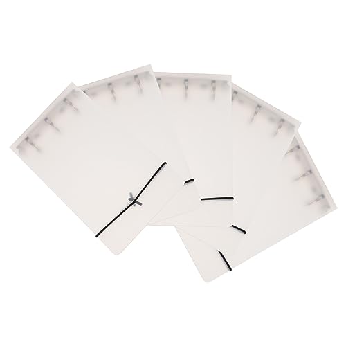 Uonlytech 5 Stück Teiliges Transparente Sammelmappe aus Stabilem Material Abnehmbare Notebook Hülle für Büro Schule Zuhause Praktischer Organizer für Dokumente und Lose Uonlytech 5 Stück Teiliges Transparente Sammelmappe aus Stabilem Material Abnehmbare Notebook Hülle für Büro Schule Zuhause Praktischer Organizer für Dokumente und Lose von Uonlytech