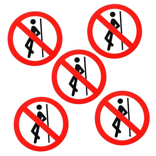 Uonlytech 5 Stück Teiliges Warnaufkleber Nicht Anlehnen Selbstklebend Reißfestes Sicherheitszeichen für Werkstatt und Gefahrenbereiche Einfache Anbringung Glatten Oberflächen Langlebig und Uonlytech 5 Stück Teiliges Warnaufkleber Nicht Anlehnen Selbstklebend Reißfestes Sicherheitszeichen für Werkstatt und Gefahrenbereiche Einfache Anbringung Glatten Oberflächen Langlebig und von Uonlytech