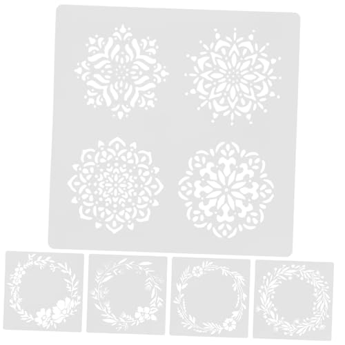 Uonlytech 5 Stück Teiliges Wiederverwendbare Malvorlagen für Wandgestaltung Dekorative Schablonen Robustem Pet für Diy Projekte Scrapbooking und Bastelarbeiten Leicht zu Reinigen und Uonlytech 5 Stück Teiliges Wiederverwendbare Malvorlagen für Wandgestaltung Dekorative Schablonen Robustem Pet für Diy Projekte Scrapbooking und Bastelarbeiten Leicht zu Reinigen und von Uonlytech
