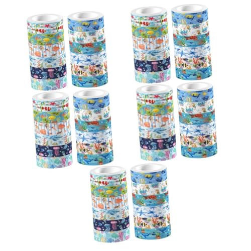 Uonlytech 5 Stück Washi-Tape-Aufkleber Handwerk Lieferungen Journaling Szene thematisiert Scrapbooking Tagebuch Stempel-Briefband-Aufkleber nautisches Washi-Tape Abdeckband Uonlytech 5 Stück Washi-Tape-Aufkleber Handwerk Lieferungen Journaling Szene thematisiert Scrapbooking Tagebuch Stempel-Briefband-Aufkleber nautisches Washi-Tape Abdeckband von Uonlytech