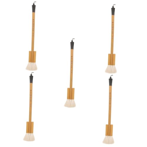 Uonlytech 5 Stück Wollbürste Wollpinsel Praktischer Aquarellpinsel Multifunktionsmalpinsel Aquarellmalerei Handgehaltener Wollmalpinsel Wandmalerei Pinsel Wasser Handpinsel Möbelpinsel Wolle Uonlytech 5 Stück Wollbürste Wollpinsel Praktischer Aquarellpinsel Multifunktionsmalpinsel Aquarellmalerei Handgehaltener Wollmalpinsel Wandmalerei Pinsel Wasser Handpinsel Möbelpinsel Wolle von Uonlytech