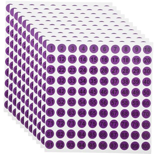 Uonlytech 50 Blatt Nummerierte Aufkleber Punkte Zahlenaufkleber Kalenderaufkleber fortlaufend nummerierte Etiketten Aufkleber mit runden Zahlen Zahlenetiketten Aufkleber PVC Uonlytech 50 Blatt Nummerierte Aufkleber Punkte Zahlenaufkleber Kalenderaufkleber fortlaufend nummerierte Etiketten Aufkleber mit runden Zahlen Zahlenetiketten Aufkleber PVC von Uonlytech