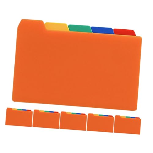 Uonlytech 50 Blatt Registerkarten für Karteikarten Trennblätter für Ordner Index-Tabs farbig Aufbewahrungsanleitungskarte ästhetische Trennwände Notizbuch-Indexteiler pp Uonlytech 50 Blatt Registerkarten für Karteikarten Trennblätter für Ordner Index-Tabs farbig Aufbewahrungsanleitungskarte ästhetische Trennwände Notizbuch-Indexteiler pp von Uonlytech