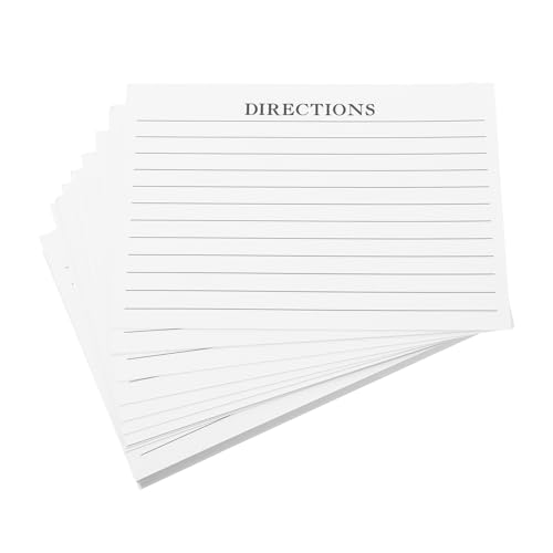 Uonlytech 50 Blatt Rezeptkarte Farbe Köche heiraten doppelt Braut- Hochzeit Bauernhaus dekorative leere lebensmittelkarten Rezept-Notizkarten Papier Weiß Uonlytech 50 Blatt Rezeptkarte Farbe Köche heiraten doppelt Braut- Hochzeit Bauernhaus dekorative leere lebensmittelkarten Rezept-Notizkarten Papier Weiß von Uonlytech