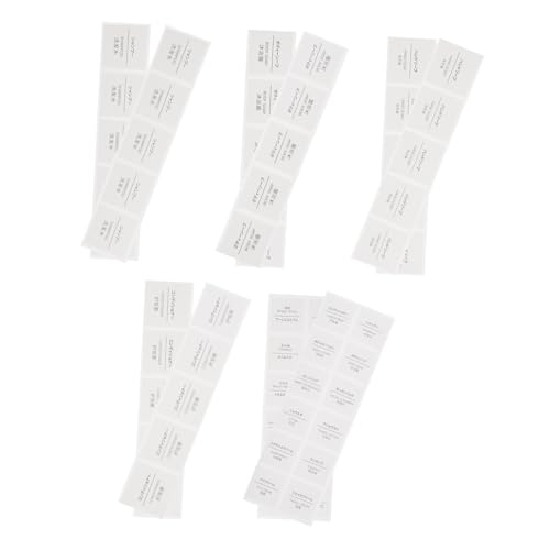 Uonlytech 50 Blatt Selbstklebende Wasserfeste Etiketten für Shampoo und Kosmetikflaschen Fach Kleine Aufkleber Praktische Flaschenbeschriftung für Haushalt Hotel und Büro Vielseitig Uonlytech 50 Blatt Selbstklebende Wasserfeste Etiketten für Shampoo und Kosmetikflaschen Fach Kleine Aufkleber Praktische Flaschenbeschriftung für Haushalt Hotel und Büro Vielseitig von Uonlytech