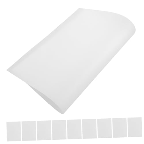 Uonlytech 50 Blatt Transparentpapier Künstler Pauspapier Kunst durchscheinendes Pergamentpapier Verfolgungspapier zum Nähen Pergament-Pauspapier Pauspapier zum Zeichnen von Uonlytech