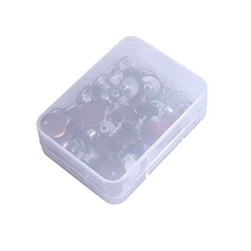Uonlytech 50 Satz Teiliges Metall Jeansknöpfe Bronze Robuste Hosenknöpfe für Jeans Hosenträger Jacken und Hosen Einfach Anzubringen ohne Nähen Verstärkter Nieten für Reparatur und von Uonlytech