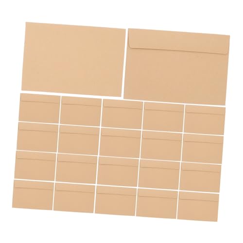 Uonlytech 50 Stück Briefumschlag Hochzeit Mini Begrüßungskartenumschläge Für Du Postkarten Umschläge Aus Pappe Leere Karten Und Umschläge Urlaubsumschläge Briefumschläge Khaki Papier von Uonlytech