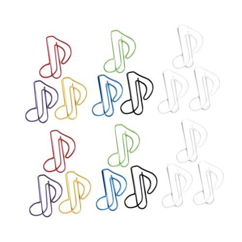 Uonlytech 50 Stück Büroklammer beachten Musik-Lesezeichen Musiknoten-Clip Papierclips Musiknoten Büroklammern Dekorative Büroklammern Buchclip-Seitenhalter Büroklammern süß Musikclip Metall Uonlytech 50 Stück Büroklammer beachten Musik-Lesezeichen Musiknoten-Clip Papierclips Musiknoten Büroklammern Dekorative Büroklammern Buchclip-Seitenhalter Büroklammern süß Musikclip Metall von Uonlytech