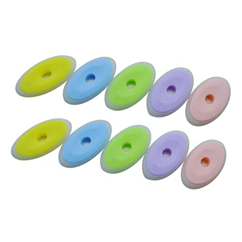 Uonlytech 50 Stück Bunte Radiergummis für Kugelschreiber Kreative Kunststoff für Schüler und Bürobedarf Farbenfrohes Design für Gute Zufällige Farbe von Uonlytech