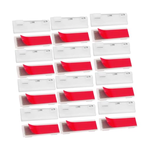 Uonlytech 50 Stück DIY Bastelpin Selbstklebende Namensschild Pins Transparente Sicherheitsnadeln für Büro Schule und Veranstaltungen für Mitarbeiter und Studenten Uonlytech 50 Stück DIY Bastelpin Selbstklebende Namensschild Pins Transparente Sicherheitsnadeln für Büro Schule und Veranstaltungen für Mitarbeiter und Studenten von Uonlytech
