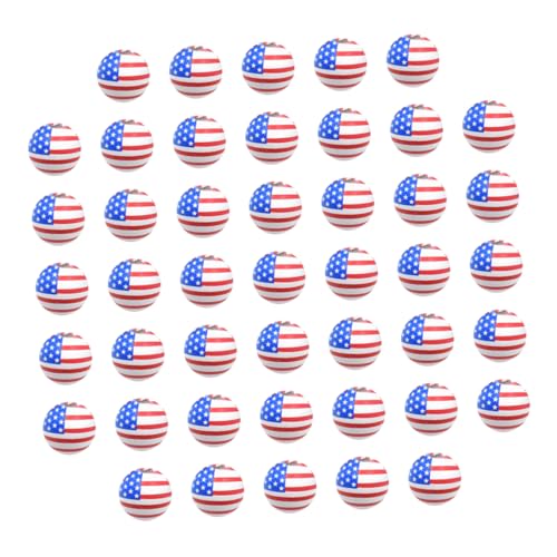 Uonlytech 50 Stück DIY Holzperlen mit Amerikanischer Flagge Dekorative Perlen für Schmuck Bastelprojekte und Feste für Kreative DIY Projekte und Einzigartige Uonlytech 50 Stück DIY Holzperlen mit Amerikanischer Flagge Dekorative Perlen für Schmuck Bastelprojekte und Feste für Kreative DIY Projekte und Einzigartige von Uonlytech