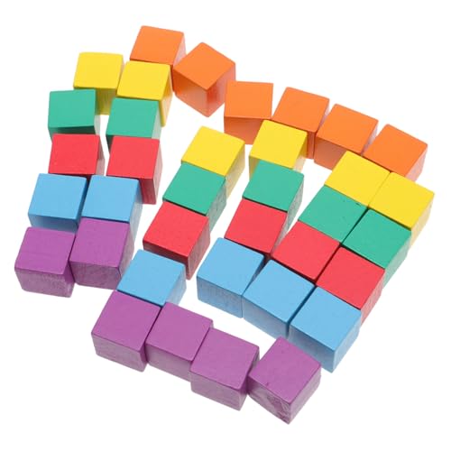 Uonlytech 50 Stück Holzquader Präzise Geschnittene Holzbausteine für Bastelprojekte und DIY Materialien für Aktivitäten und Kinderhandwerk von Uonlytech