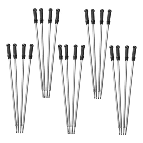 Uonlytech 50 Stück Kugelschreibermine Tintenstift-nachfüllung Tintenpatronen Für Stifte Tintenschreiberminen Schwarz Kreuzminen Für Kugelschreiber Nachfüllungen Für Gelstifte Metall Black Uonlytech 50 Stück Kugelschreibermine Tintenstift-nachfüllung Tintenpatronen Für Stifte Tintenschreiberminen Schwarz Kreuzminen Für Kugelschreiber Nachfüllungen Für Gelstifte Metall Black von Uonlytech