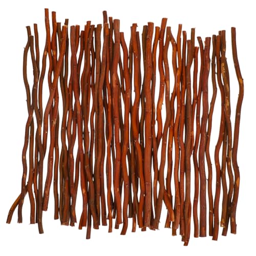 Uonlytech 50 Stück Natürliche Trockene Zweige Protokoll Pflanzen Weihnachten Getrocknet Baum Vase Geäst Schüttgut Birkenstäbchen Zum Dekorieren Stamm Basteln Bellen Diy Zweige Brown Holz von Uonlytech