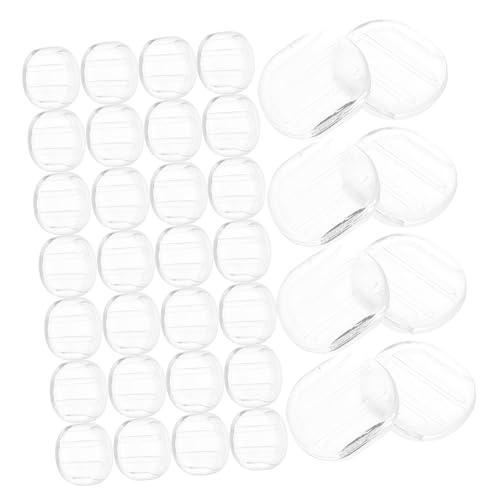 Uonlytech 50 Stück Ohrstöpsel Ohrringe Ohrringträger Für Stecker Ohrringrückseiten Für Ohrstecker Verschluss-ohrstecker Sichere Ohrringrückseiten Ohrring Zurück Verriegeln Kieselgel von Uonlytech