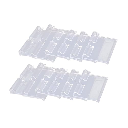 Uonlytech 50 Stück Preisschild Regalanhänger für Drahtregale Etiketten Aufkleber Gestell Klebeetiketten klares Etikett Regaletiketten Tags für die Anzeige Supermarktpreis von Uonlytech