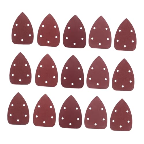 Uonlytech 50 Stück Sandpapier Schleifpapierkit Mausschleifer Schleifpapierpolster Dreiecksschleifpolster Verschiedene Grits Schleifpolster Austauschbares Schleifpapier Braun Aluminiumoxid Uonlytech 50 Stück Sandpapier Schleifpapierkit Mausschleifer Schleifpapierpolster Dreiecksschleifpolster Verschiedene Grits Schleifpolster Austauschbares Schleifpapier Braun Aluminiumoxid von Uonlytech