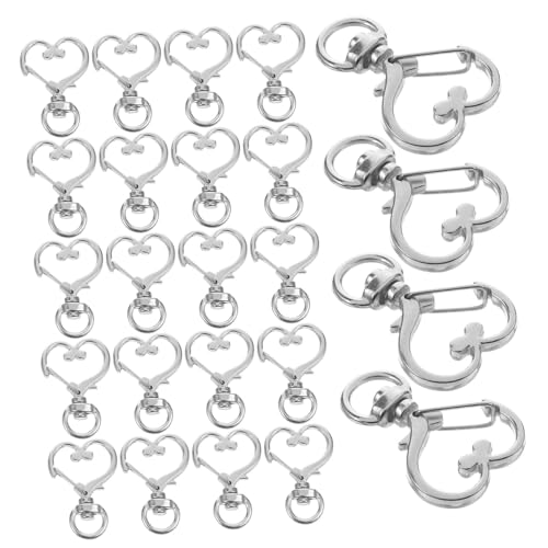 Uonlytech 50 Stück Schlüsselanhänger Förmiger Schlüsselanhänger Clip Schlüsselanhänger Anhänger Süßer Ring Para Halter Schlüsselanhänger Verschluss Herz Schlüsselanhänger Zubehör Uonlytech 50 Stück Schlüsselanhänger Förmiger Schlüsselanhänger Clip Schlüsselanhänger Anhänger Süßer Ring Para Halter Schlüsselanhänger Verschluss Herz Schlüsselanhänger Zubehör von Uonlytech