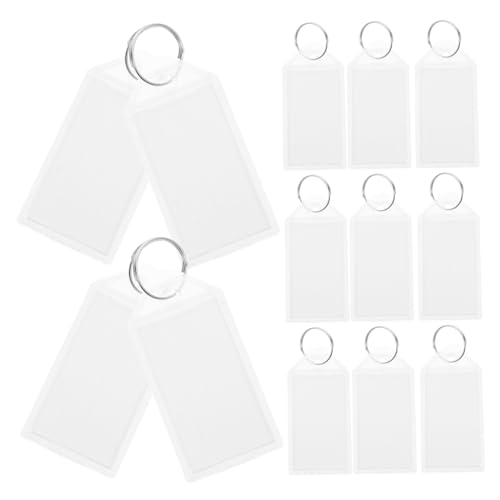 Uonlytech 50 Stück Schlüsselanhänger Schlüsselkappen-tags Etiketten -tags Hängende Tags Namensschilder Für Taschen Wichtige Namensschilder Wasserdichte Etiketten Leere Tags Plastik Weiß Uonlytech 50 Stück Schlüsselanhänger Schlüsselkappen-tags Etiketten -tags Hängende Tags Namensschilder Für Taschen Wichtige Namensschilder Wasserdichte Etiketten Leere Tags Plastik Weiß von Uonlytech