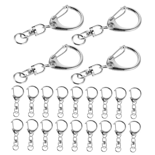 Uonlytech 50 Stück Swivel Snap Hooks aus Langlebiger Legierung Drehbare Schlüsselanhänger Clips für DIY Schlüsselanhänger Taschen Schmuck und Zubehör Rostfrei Vielseitig Einsetzbar Uonlytech 50 Stück Swivel Snap Hooks aus Langlebiger Legierung Drehbare Schlüsselanhänger Clips für DIY Schlüsselanhänger Taschen Schmuck und Zubehör Rostfrei Vielseitig Einsetzbar von Uonlytech