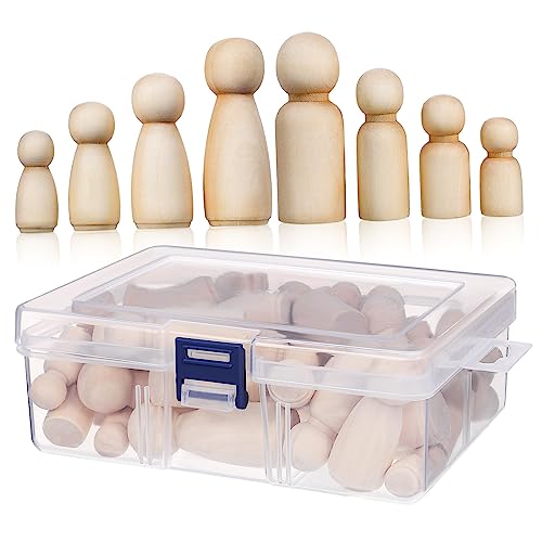 Uonlytech 50 Stück Teiliges Holzfiguren Bastelset Unvollendete Holzpuppen zum Bemalen Diy Holzpuppen für Kreative Handwerksprojekte Geburtstags und Hochzeitsdekoration Verschiedene Uonlytech 50 Stück Teiliges Holzfiguren Bastelset Unvollendete Holzpuppen zum Bemalen Diy Holzpuppen für Kreative Handwerksprojekte Geburtstags und Hochzeitsdekoration Verschiedene von Uonlytech