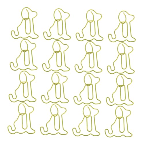 Uonlytech 50 Stück Teiliges Hundeförmige Metallklammern Lesezeichen Kreative Büroklammern Dekorative Papierclips für Dokumentenorganisation Schule Büro Zuhause Uonlytech 50 Stück Teiliges Hundeförmige Metallklammern Lesezeichen Kreative Büroklammern Dekorative Papierclips für Dokumentenorganisation Schule Büro Zuhause von Uonlytech