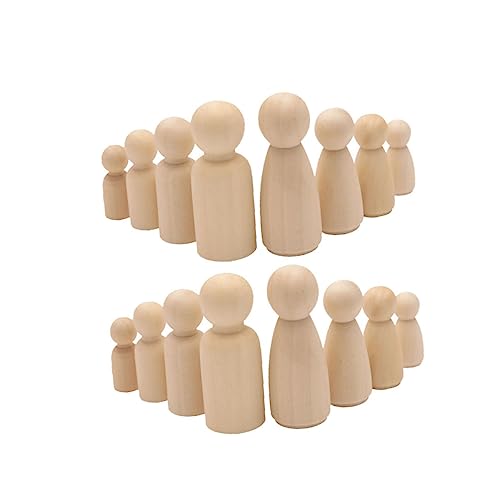 Uonlytech 50 Stück Teiliges Kleine Holzfiguren zum Bemalen DIY Holzpuppen für Naturbelassene Holzspielzeugkörper Kindgerechtes Bastelset für Kreativität und Wohnraumdekoration Hellgelb Uonlytech 50 Stück Teiliges Kleine Holzfiguren zum Bemalen DIY Holzpuppen für Naturbelassene Holzspielzeugkörper Kindgerechtes Bastelset für Kreativität und Wohnraumdekoration Hellgelb von Uonlytech