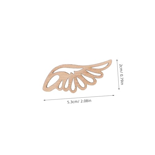 Uonlytech 50 Stück Teiliges Natürliche Holz engelsflügel Dekoanhänger zum Basteln Robustes Holz für DIY Weihnachtsbaum Ornamente Hochzeit Dekoration Kreative Handwerksprojekte Uonlytech 50 Stück Teiliges Natürliche Holz engelsflügel Dekoanhänger zum Basteln Robustes Holz für DIY Weihnachtsbaum Ornamente Hochzeit Dekoration Kreative Handwerksprojekte von Uonlytech