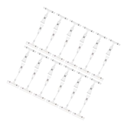 Uonlytech 50 Stück Werbeclip Preisschildhalter Supermarkt -zeichenhalter Supermarkt-etikettenclips Doppelseitige Schilderhalter Drehbare Schilderclips Clips Für Preisschilder Transparent Abs Uonlytech 50 Stück Werbeclip Preisschildhalter Supermarkt -zeichenhalter Supermarkt-etikettenclips Doppelseitige Schilderhalter Drehbare Schilderclips Clips Für Preisschilder Transparent Abs von Uonlytech