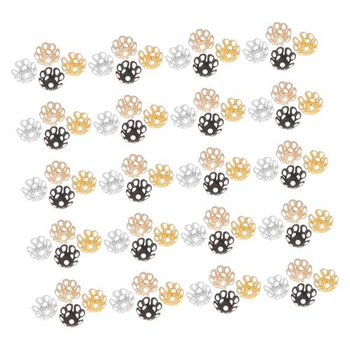 Uonlytech 500 Stück Abstandsperlen Abstandshalterkappen für Perlenarbeiten Endkappen Ergebnisse für Halsketten Blumenkappen für Armbänder Blumenkappen für Schmuck Metall Uonlytech 500 Stück Abstandsperlen Abstandshalterkappen für Perlenarbeiten Endkappen Ergebnisse für Halsketten Blumenkappen für Armbänder Blumenkappen für Schmuck Metall von Uonlytech