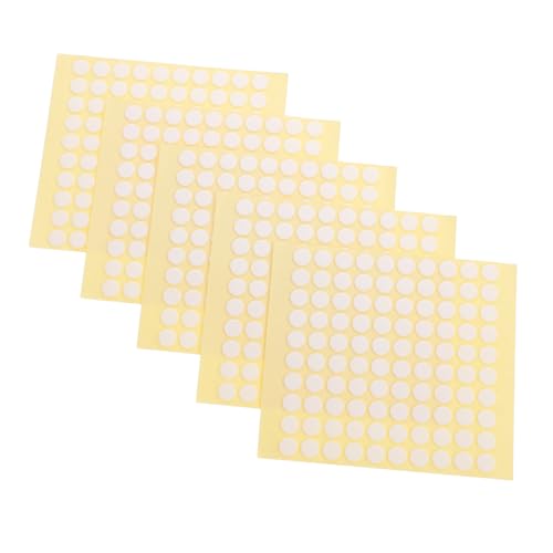 Uonlytech 500 Stück Punktaufkleber für Party Klebepunkte Klebestreifen Klebepad Klebeband selbstklebend Pads DOTS -Aufkleber kreis aufkleber doppelseitiges Klebeband mit Punkten Acryl von Uonlytech