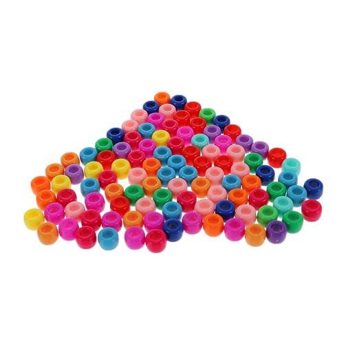 Uonlytech 500 Stück Rundperlen Bunte Schmuckperlen mit Großem für DIY Armbänder Halsketten Ohrringe Bastelmaterialien Schmuckherstellung Zubehör Uonlytech 500 Stück Rundperlen Bunte Schmuckperlen mit Großem für DIY Armbänder Halsketten Ohrringe Bastelmaterialien Schmuckherstellung Zubehör von Uonlytech