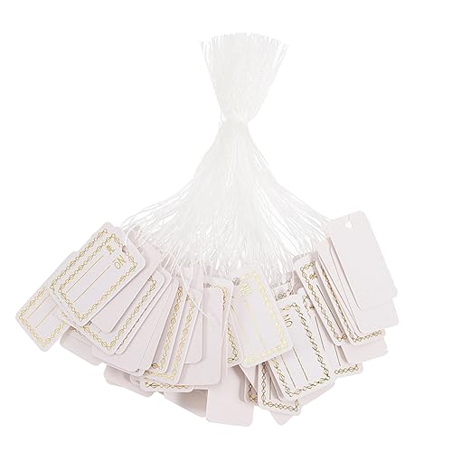 Uonlytech 500 Stück Schmuck Preisschilder mit Schnur Beschreibbare Etiketten für Kleidung und Accessoires Vielseitige Hängende Tags für Schmuck Dekoration und Zufällige Farbe Uonlytech 500 Stück Schmuck Preisschilder mit Schnur Beschreibbare Etiketten für Kleidung und Accessoires Vielseitige Hängende Tags für Schmuck Dekoration und Zufällige Farbe von Uonlytech