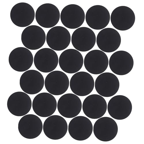 Uonlytech 500 Stück Selbstklebende Filzkreise Schwarz Filzstoff Aufkleber für DIY Kleidung Dekoration Langlebige Filzpunkte für Festival Kleidung Basteln und Handarbeit von Uonlytech