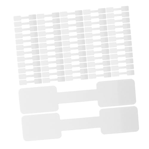 Uonlytech 500 Stück Selbstklebende Schmuckpreisschilder Weiß Rechteckige Blanko Etiketten Mittel Für Halsketten Ringe Armbänder Ohrringe Zur Schmuckkennzeichnung Und Präsentation von Uonlytech